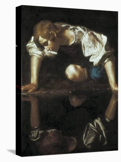 Narcissus-Caravaggio-Stretched Canvas