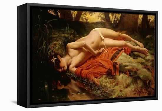 Narcissus-Conda B. de Satriano-Framed Stretched Canvas