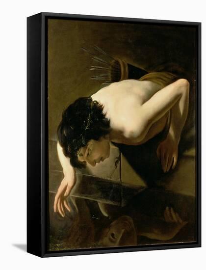 Narcissus-Jan Moreelse-Framed Stretched Canvas