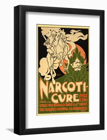 Narcoti-Cure Quit Smoke Help-null-Framed Art Print