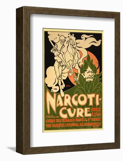 Narcoti-Cure Quit Smoke Help-null-Framed Art Print