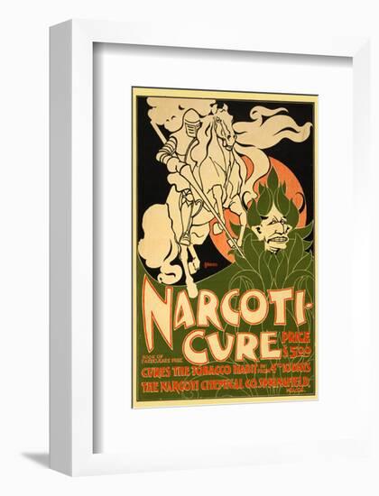 Narcoti-Cure Quit Smoke Help-null-Framed Art Print