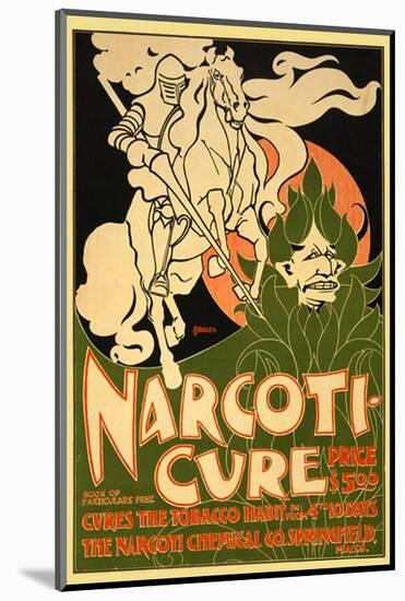 Narcoti-Cure Quit Smoke Help-null-Mounted Art Print