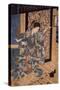 Nareginu, Mikawa No Zenji's Daughter, by Utagawa Kuniyoshi-Kuniyoshi Utagawa-Stretched Canvas