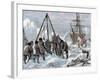 Nares, Sir George Strong (1831-1915). British Naval Officer and Arctic Explorer. the Crew of Discov-Tarker-Framed Giclee Print