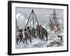 Nares, Sir George Strong (1831-1915). British Naval Officer and Arctic Explorer. the Crew of Discov-Tarker-Framed Giclee Print