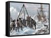Nares, Sir George Strong (1831-1915). British Naval Officer and Arctic Explorer. the Crew of Discov-Tarker-Framed Stretched Canvas