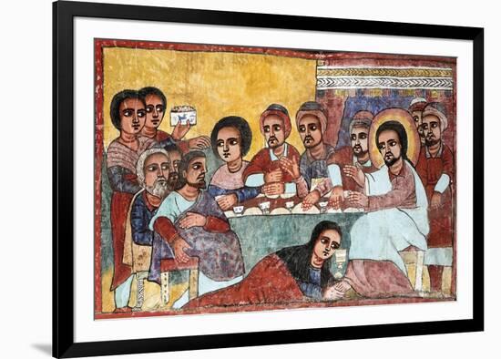 Narga Selasie, The Last Supper-Nigel Pavitt-Framed Giclee Print