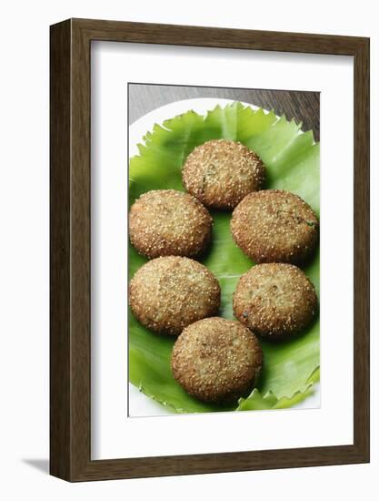 Narkel Posto Bora - A Bengali Dish-PhotoIndia-Framed Photographic Print