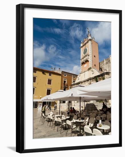 Narodni Trg (Narodni Square), Zadar, Zadar County, Dalmatia Region, Croatia, Europe-Emanuele Ciccomartino-Framed Photographic Print