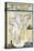 Narragansett Bay, Rhode Island Nautical Chart-Lantern Press-Stretched Canvas