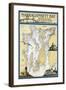 Narragansett Bay, Rhode Island Nautical Chart-Lantern Press-Framed Art Print