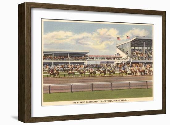 Narragansett Race Track, Pawtucket, Rhode Island-null-Framed Art Print