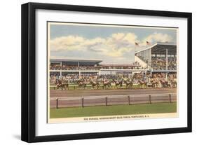 Narragansett Race Track, Pawtucket, Rhode Island-null-Framed Art Print