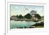 Narragansett, Rhode Island, Bay View of the Squantum Club-Lantern Press-Framed Premium Giclee Print