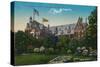 Narragansett, Rhode Island, Exterior View of the Imperial Hotel-Lantern Press-Stretched Canvas