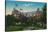 Narragansett, Rhode Island, Exterior View of the Imperial Hotel-Lantern Press-Stretched Canvas