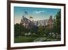 Narragansett, Rhode Island, Exterior View of the Imperial Hotel-Lantern Press-Framed Premium Giclee Print