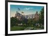 Narragansett, Rhode Island, Exterior View of the Imperial Hotel-Lantern Press-Framed Premium Giclee Print