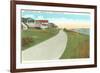 Narragansett Road, Prudence Island, Rhode Island-null-Framed Art Print