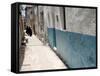 Narrow Alley With Moslem Women, Old Town, Lamu Island, Kenya, East Africa, Africa-null-Framed Stretched Canvas