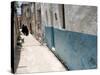 Narrow Alley With Moslem Women, Old Town, Lamu Island, Kenya, East Africa, Africa-null-Stretched Canvas