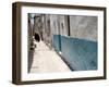 Narrow Alley With Moslem Women, Old Town, Lamu Island, Kenya, East Africa, Africa-null-Framed Photographic Print
