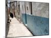 Narrow Alley With Moslem Women, Old Town, Lamu Island, Kenya, East Africa, Africa-null-Mounted Photographic Print