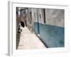 Narrow Alley With Moslem Women, Old Town, Lamu Island, Kenya, East Africa, Africa-null-Framed Photographic Print