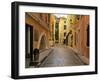 Narrow Back Street, St. Tropez, Var, Provence, Cote D'Azur, France, Europe-Peter Richardson-Framed Photographic Print