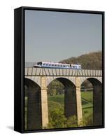 Narrow Boat Crossing the Pontcysyllte Aqueduct, Built by Thomas Telford and William Jessop-Richard Maschmeyer-Framed Stretched Canvas