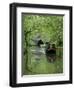 Narrow Boat Cruising the Llangollen Canal, England, United Kingdom, Europe-Richard Maschmeyer-Framed Photographic Print