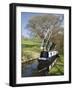 Narrow Boat Passing Through a Lift Bridge, Llangollen Canal, Wales, United Kingdom, Europe-Richard Maschmeyer-Framed Photographic Print