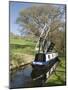 Narrow Boat Passing Through a Lift Bridge, Llangollen Canal, Wales, United Kingdom, Europe-Richard Maschmeyer-Mounted Photographic Print