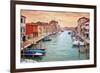 Narrow Canal among Old Colorful Houses on Island of Murano, near Venice in Italy.-Petr Jilek-Framed Photographic Print