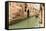 Narrow Canal and Gondola. Venice. Italy-Tom Norring-Framed Stretched Canvas
