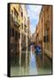 Narrow Canal. Venice. Italy-Tom Norring-Framed Stretched Canvas