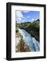 Narrow Chasm Leading in the Huka Falls on the Waikato River, Taupo, North Island-Michael Runkel-Framed Photographic Print