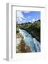 Narrow Chasm Leading in the Huka Falls on the Waikato River, Taupo, North Island-Michael Runkel-Framed Photographic Print