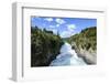 Narrow Chasm Leading in the Huka Falls on the Waikato River, Taupo, North Island-Michael Runkel-Framed Photographic Print