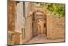 Narrow Cobbled Street among Traditional Stoned Houses of Jewish Quarter at Old Historic Part of Jer-rglinsky-Mounted Photographic Print