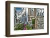 Narrow cobbled streets in Frigiana, Costa Del Sol, Malaga Province, Andalucia, Spain-Panoramic Images-Framed Photographic Print