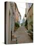 Narrow Cobblestone Street, Arles, Provence, France-Lisa S. Engelbrecht-Stretched Canvas