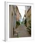 Narrow Cobblestone Street, Arles, Provence, France-Lisa S. Engelbrecht-Framed Premium Photographic Print