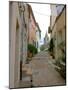 Narrow Cobblestone Street, Arles, Provence, France-Lisa S. Engelbrecht-Mounted Photographic Print