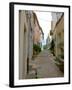 Narrow Cobblestone Street, Arles, Provence, France-Lisa S. Engelbrecht-Framed Photographic Print