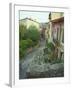 Narrow Cobblestone Street, Fishing Village, Collioure, Languedoc-Roussillon, France-Per Karlsson-Framed Photographic Print