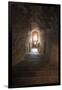 Narrow Corridors Inside the Abbey of Mont San Michel Monastery Off the Normandy Coast of France-Paul Dymond-Framed Photographic Print