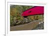 Narrow Covered Bridge over Sugar Creek in Parke County, Indiana, USA-Chuck Haney-Framed Photographic Print