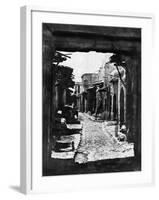 Narrow Damascene Street-null-Framed Photographic Print